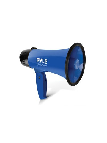Pyle PMP21BL Battery&#45;Operated Compact and Portable Megaphone Speaker with Siren Alarm Mode