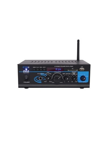 Pyle Pro PTA2 Mini Stereo Power Amp with Bluetooth 40 Watts x 2