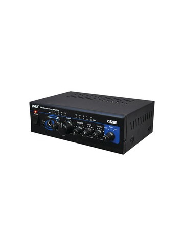 Pyle Home PTA4 Mini Stereo Power Amplifier with Bluetooth 120 Watts x 2