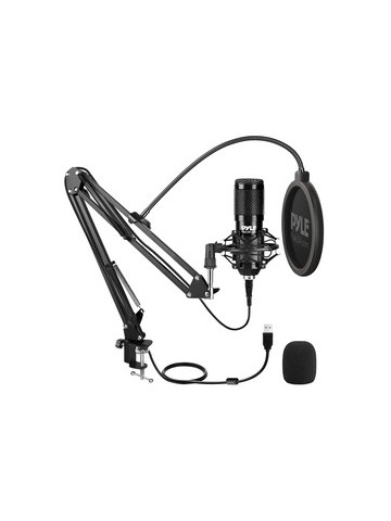 Pyle PDMIKT140 Desktop USB Podcast Microphone Kit