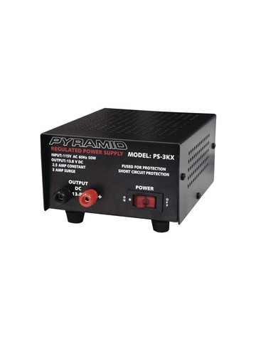 Pyramid Car Audio PS3KX 2&#46;5&#45;Amp Bench Power Supply