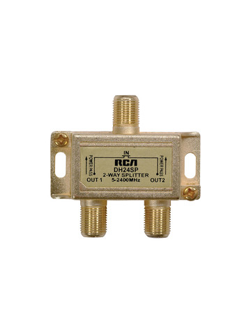 RCA DH24SPE 2-Way 2.4 GHz Bi-Directional Coaxial Splitter