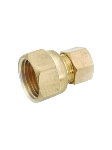 No Logo 750097-0806 3/8 in x 1/2" Compression Adapter