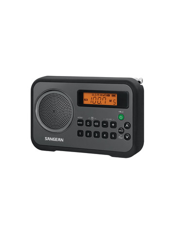 Sangean PR&#45;D18BK AM/FM Digital Portable Receiver with Alarm Clock