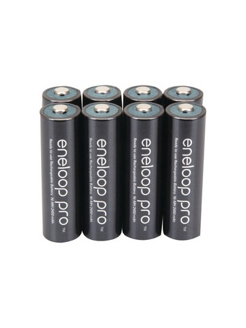 Panasonic BK-3HCCA8BA eneloop Rechargeable XX Batteries AA 8 Pack