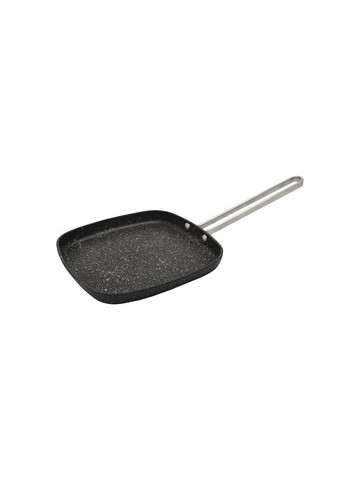 THE ROCK by Starfrit 030278&#45;012&#45;0000 THE ROCK by Starfrit 6 in Personal Griddle Pan with Stainless Steel Wire Handle
