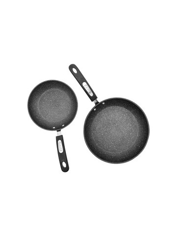 THE ROCK by Starfrit 060740&#45;002&#45;0000 THE ROCK by Starfrit Set of 2 Fry Pans with Bakelite Handles