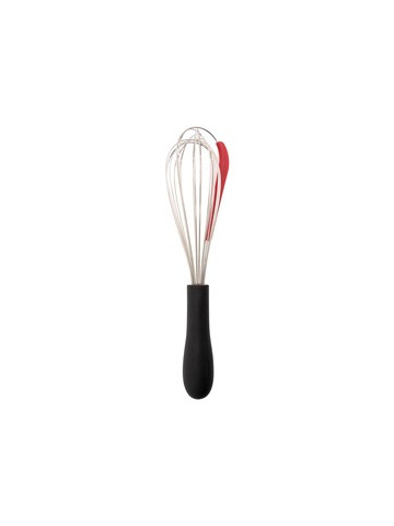 Starfrit 092960&#45;006&#45;0000 Stainless Steel Whisk with Integrated Silicone Scraper Spatula