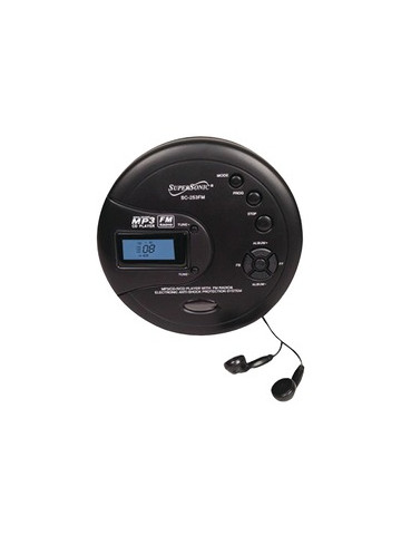 Supersonic SC&#45;253FM Personal MP3/CD Player with FM Radio