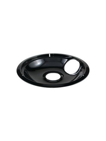 Stanco Metal Products 414&#45;8 Black Porcelain Replacement Drip Pan 8 in