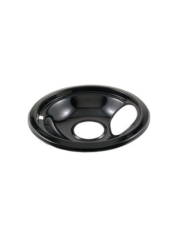 Stanco Metal Products 415&#45;6 Black Porcelain Replacement Drip Pan 6 in