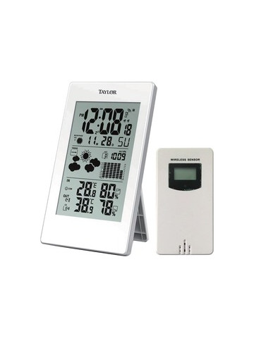 Taylor Precision Products 1735 Digital Weather Forecaster with Barometer & Alarm Clock