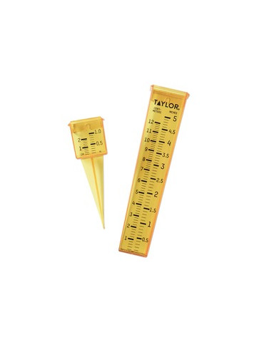 Taylor Precision Products 2715 2&#45;in&#45;1 Rain and Sprinkler Gauge