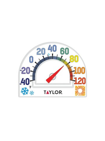 Taylor Precision Products 5323 Four-Season Static Cling Thermometer
