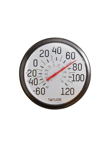 Taylor Precision Products 6700 13.25-Inch Big and Bold Dial Outdoor Thermometer