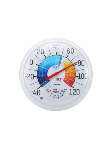 Taylor Precision Products 6751 13.25-Inch Wind Chill/Heat Index Thermometer and Hygrometer