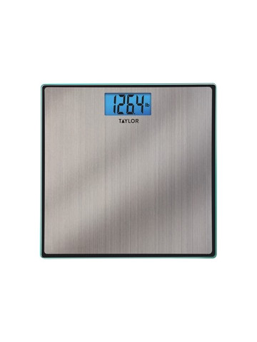 Taylor Precision Products 74074102 Easy&#45;to&#45;Read 400&#45;lb Capacity Stainless Steel Bathroom Scale