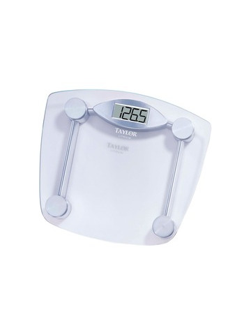 Taylor Precision Products 7506 Digital 400&#45;lb Capacity Chrome and Glass Bathroom Scale