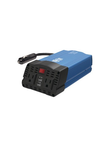Tripp Lite PV375USB 375&#45;Watt&#45;Continuous PowerVerter Ultracompact Car Inverter with USB & Battery Cables