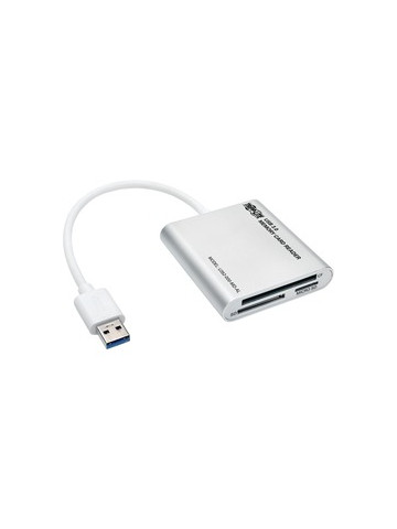 Tripp Lite U352&#45;000&#45;MD&#45;AL USB 3&#46;0 Memory Card Reader/Writer Aluminum Case