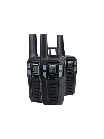 Uniden SX167&#45;3CH 16&#45;Mile 2&#45;Way FRS/GMRS Radios 3&#45;Pack with 9 batteries