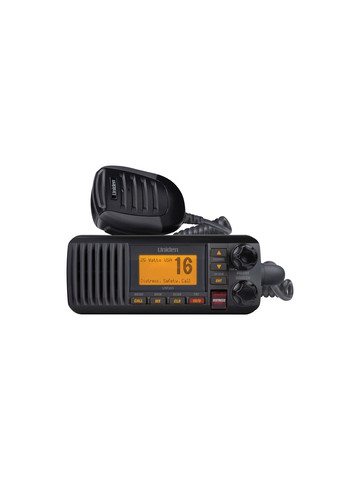 Uniden UM385BK 25&#45;Watt Fixed&#45;Mount Marine Radio with DSC