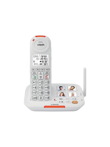 VTech VTSN5127 Amplified Cordless Answering System with Big Buttons & Display Special Needs Phone