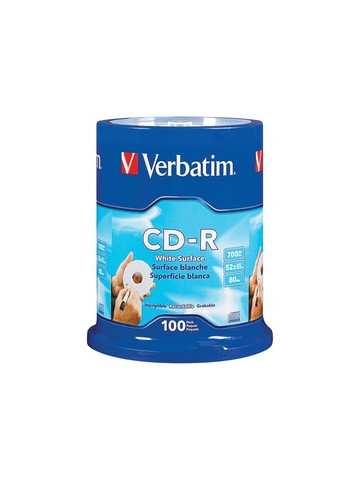 Verbatim 94712 700MB 80-Minute 52x CD-Rs 100-ct Spindle