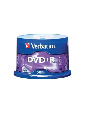 Verbatim 95037 4.7GB DVD+Rs 50-ct Spindle