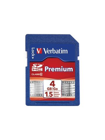 Verbatim 96171 Class 10 SDHC Card 4GB