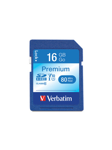 Verbatim 96808 Class 10 SDHC Card 16GB