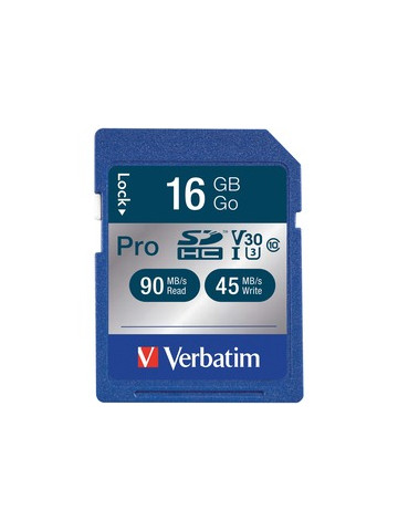 Verbatim 98046 Pro 600x SDHC Card 16GB
