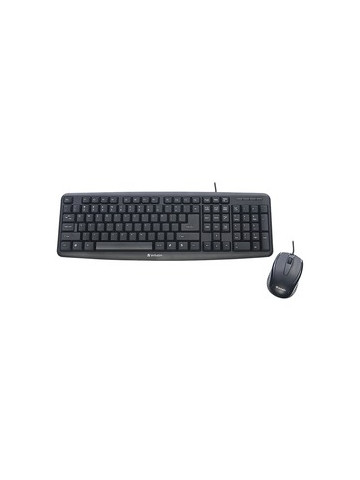 Verbatim 99202 Slimline Corded USB Keyboard & Mouse