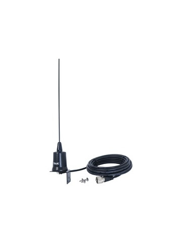 Tram 10250 Tunable 144MHz&#45;174MHz Tunable VHF 3dBd Gain Trunk or Hole Mount Antenna Kit with PL&#45;259 Connector
