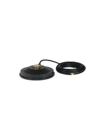 Tram TRAM1267R&#45;SMA 5&#45;1/2&#45;Inch Black ABS NMO Magnet Mount with RG58 Coaxial Cable and SMA Connector Antenna Accessory
