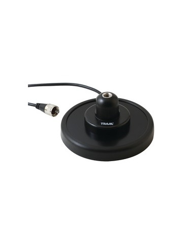 Tram 240&#45;B 5&#45;Inch Black Steel NMO Magnet Mount with RG58 Coaxial Cable and UHF PL&#45;259 Connector