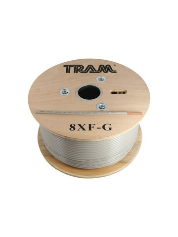 Tram 8XF&#45;G RG8X Tramflex Precision Double&#45;Shield RF Coax Cable with Gray Jacket 500 Feet CB Radio Antenna