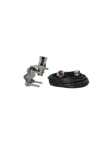 Browning BR&#45;MM&#45;18 Mirror&#45;Mount Kit for CB Antenna with 18&#45;Foot Coaxial Cable and Preinstalled UHF PL&#45;259 Connectors
