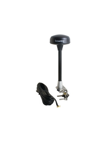 Browning BR&#45;TRUCKER Satellite Radio Trucker Mirror&#45;Mount Antenna with RG58/U Coaxial Cable and SMB&#45;Female Connector