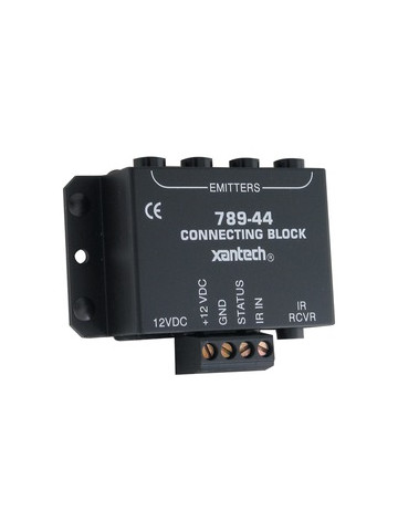 Xantech 789&#45;44 1&#45;Zone Connecting Block without Power Supply Audio & Video Connector