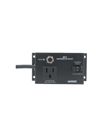 Xantech AC1 DC&#45;Controlled AC Outlet Audio & Video Connector